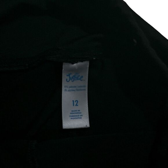 Girls Black Justice Leggings - Picture 5 of 5